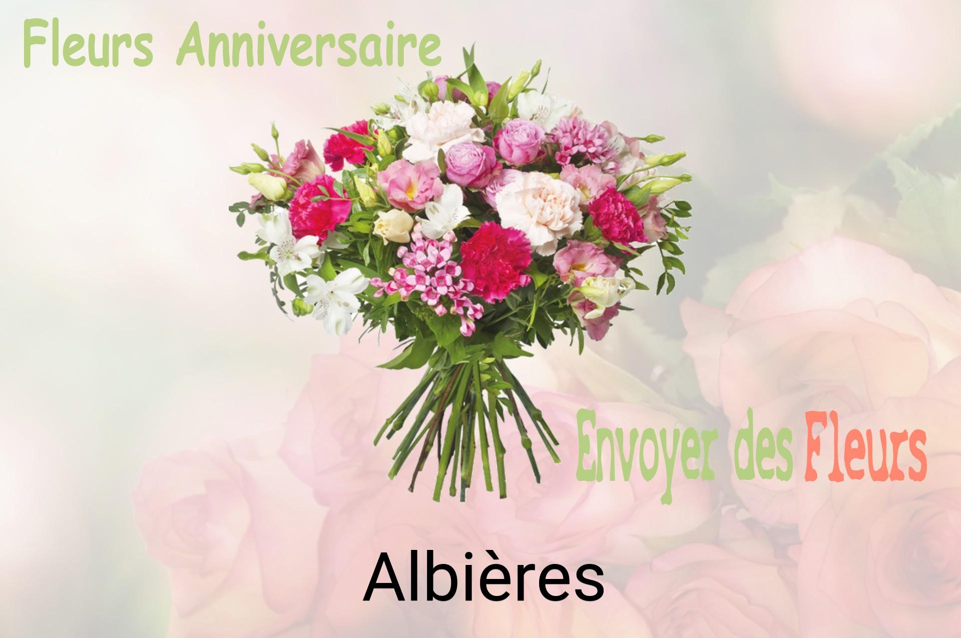 Bouquet de fleurs d’anniversaire livré à Albières