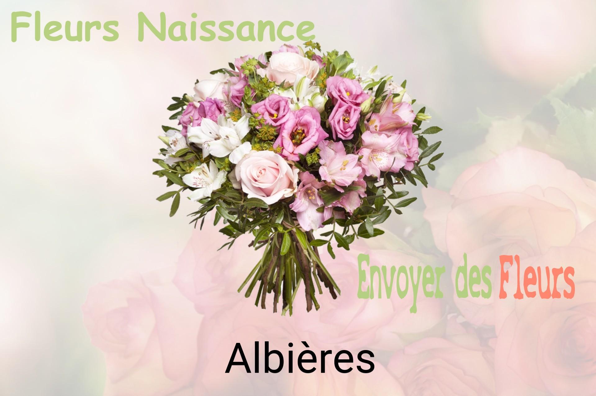 Bouquet de fleurs de naissance livré à Albières